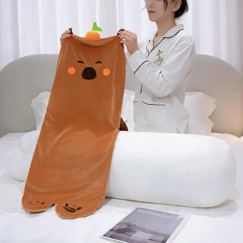 Travesseiro decorativo capivara de 70cm, confortável, estilo fofo, almofada macia, sofá-cama, travesseiro de abraço para decoração de casa