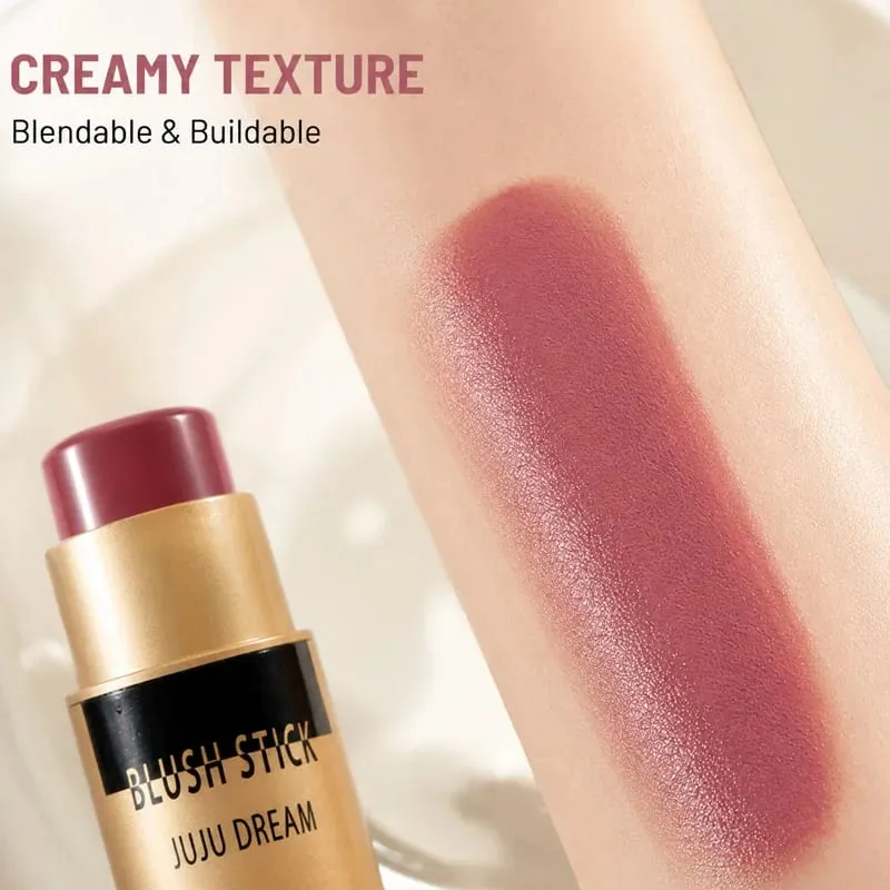 Conjunto de gloss labial e blush em bastão à prova d'água combinação de maquiagem de longa duração