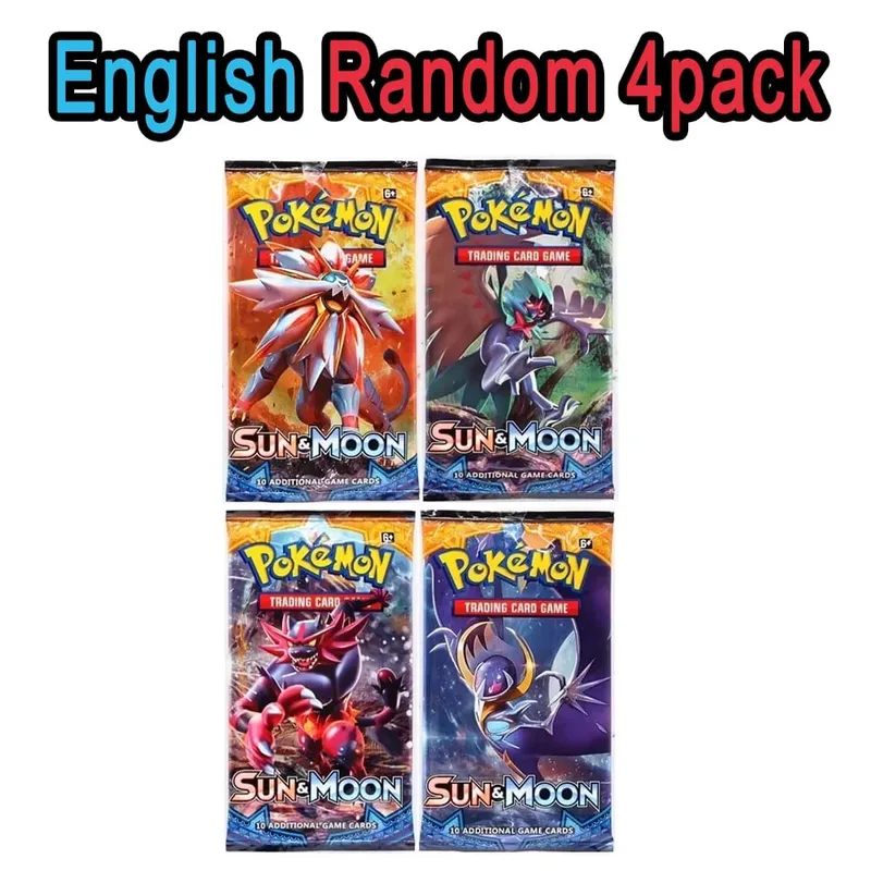 ** 360 unidades EnglishPokémonCards SunMoon Destinado PSrismatic Evolutions Scarlet Violet 151 PALDEAN Booster Battle Transaction Card