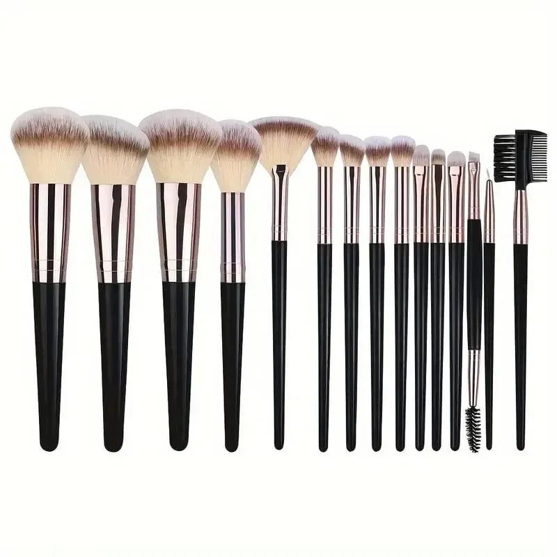 3-20 pçs pincéis de maquiagem conjunto macio macio sombra fundação corretivo mistura blush escova kabuki profissional feminino ferramenta de beleza