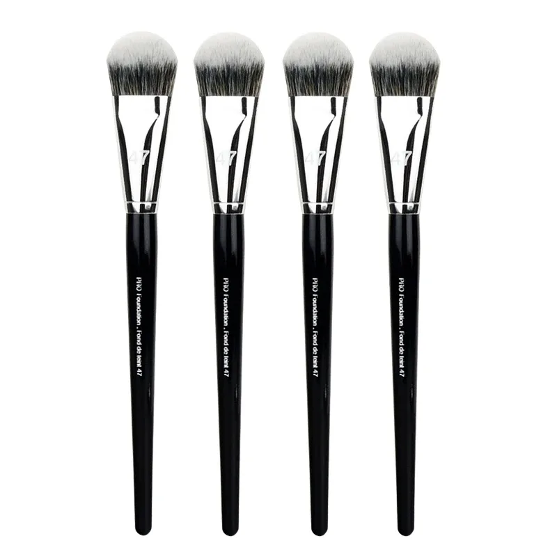 1-10 pçs pro fundação escova 47 cabeça de vassoura profissional base líquida creme corretivo pincéis feminino rosto base ferramentas de maquiagem
