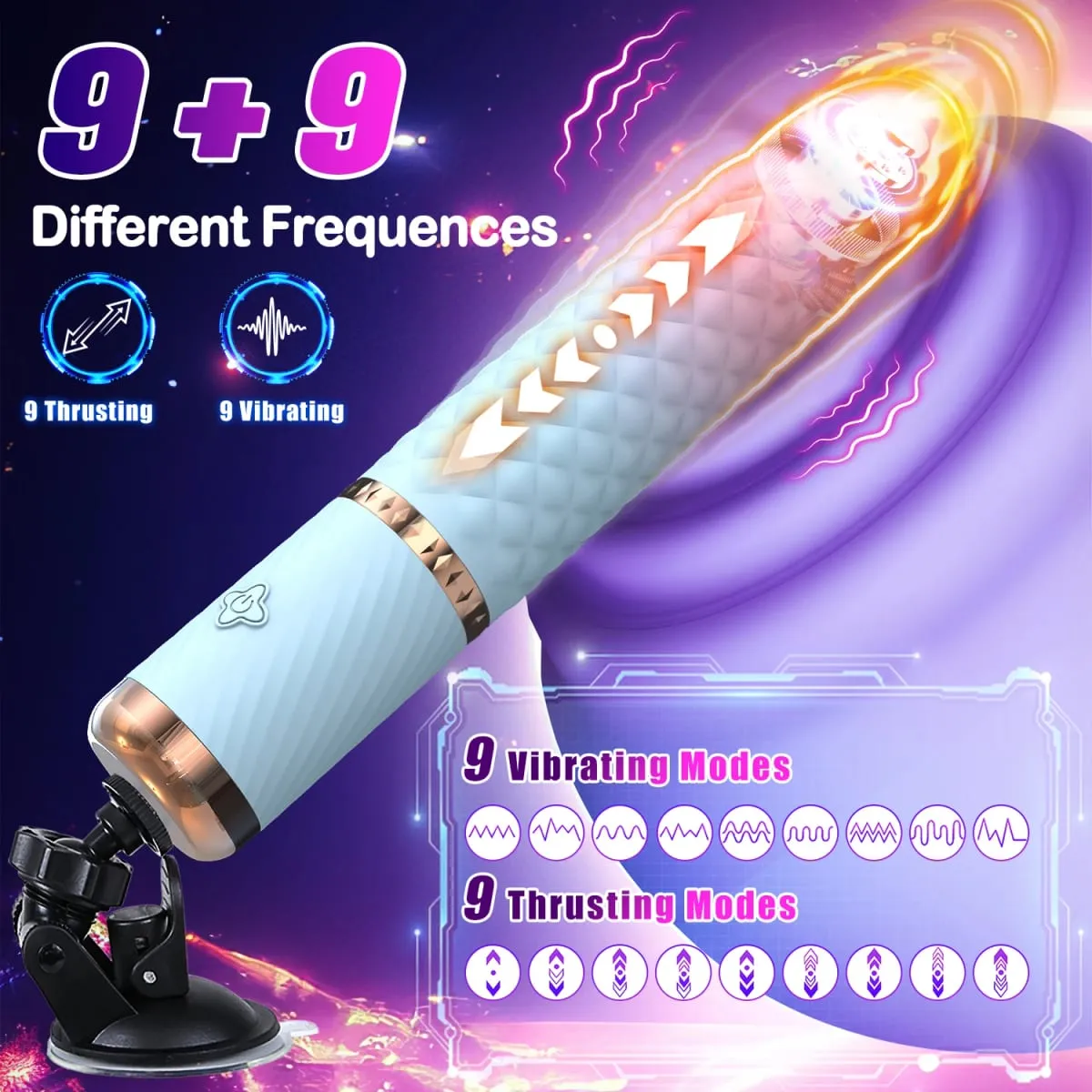 Vibrador realista de impulso telescópico automático, controle por aplicativo, máquina sexual, ponto g, estimulação do clitóris, brinquedos sexuais para mulheres