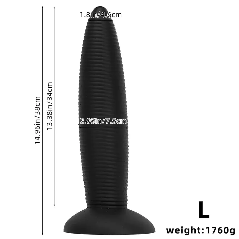 Plugue anal gigante de silicone macio, plugue anal grosso, dilatador anal com ventosa, brinquedos sexuais adultos para mulheres e homens