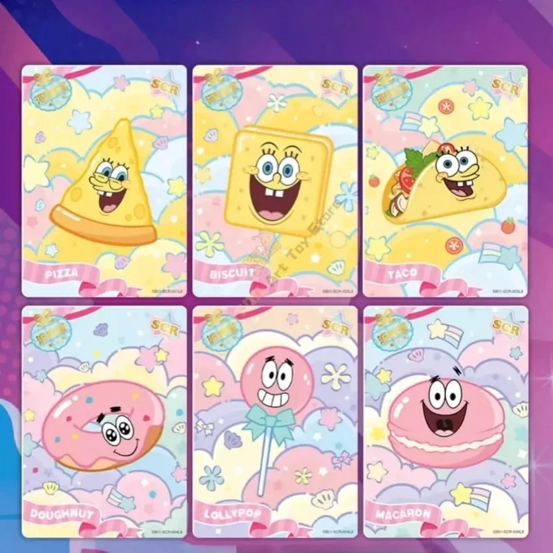 SpongeBob SquarePants Card Patrick Star Fun Time Gift Box Collection Cards ChildrenGifts Rare Collections Gift Toy