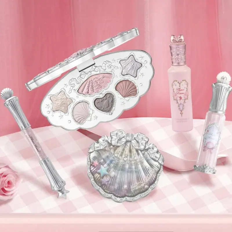 Flowerknows All-in-One Makeup Gift Set Eyeshadow Blush Concealer & Lip Glaze Flower Know Kit Full Maquillage Professionnelle