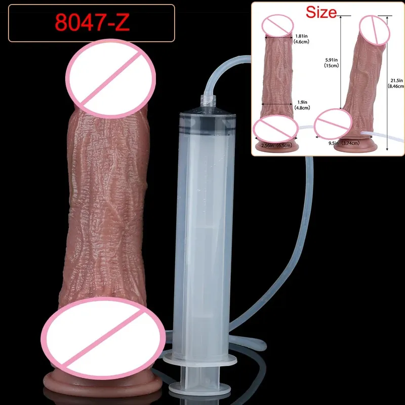 Veias profundas ultra esguichando vibrador silicone pele toque longo ejaculação butt plug para homens mulheres g-ponto estimular 18 + brinquedos sexuais