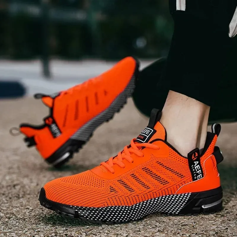 Tendência masculina original tênis plataforma sapato sola macia de alta qualidade tênis casuais correndo rendas até sapatos de treinamento ao ar livre calçado