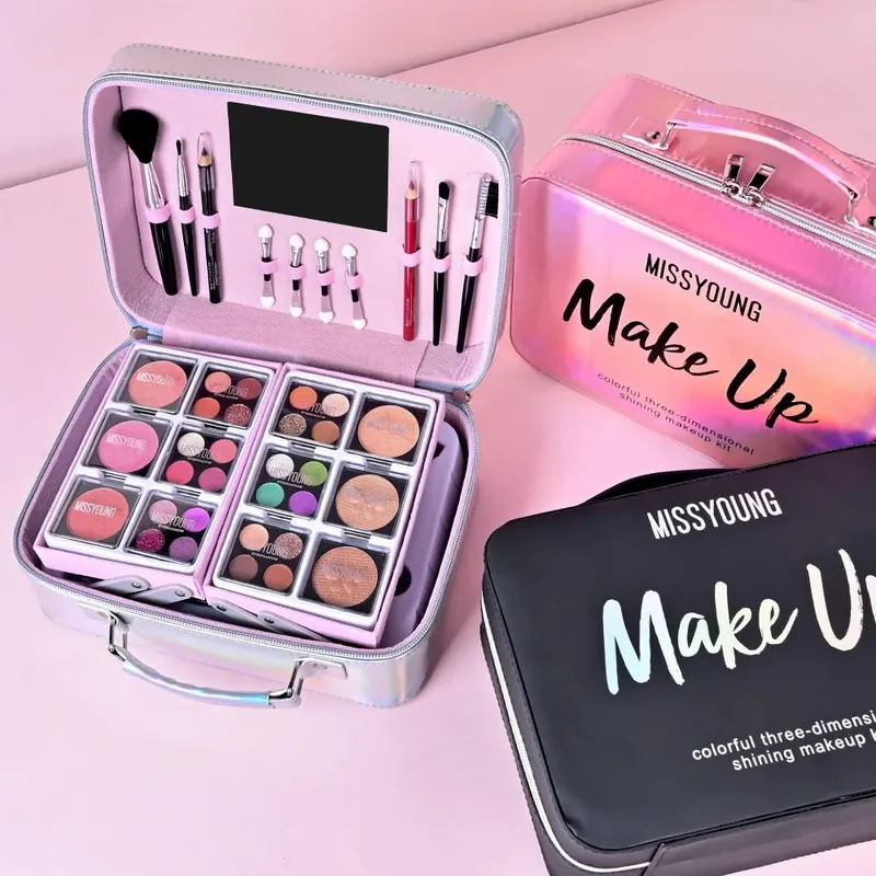 Popular 36 pcs beauty set makeup eyeliner blusher lipstick facial daily makeup kit women's holiday birthday gift set