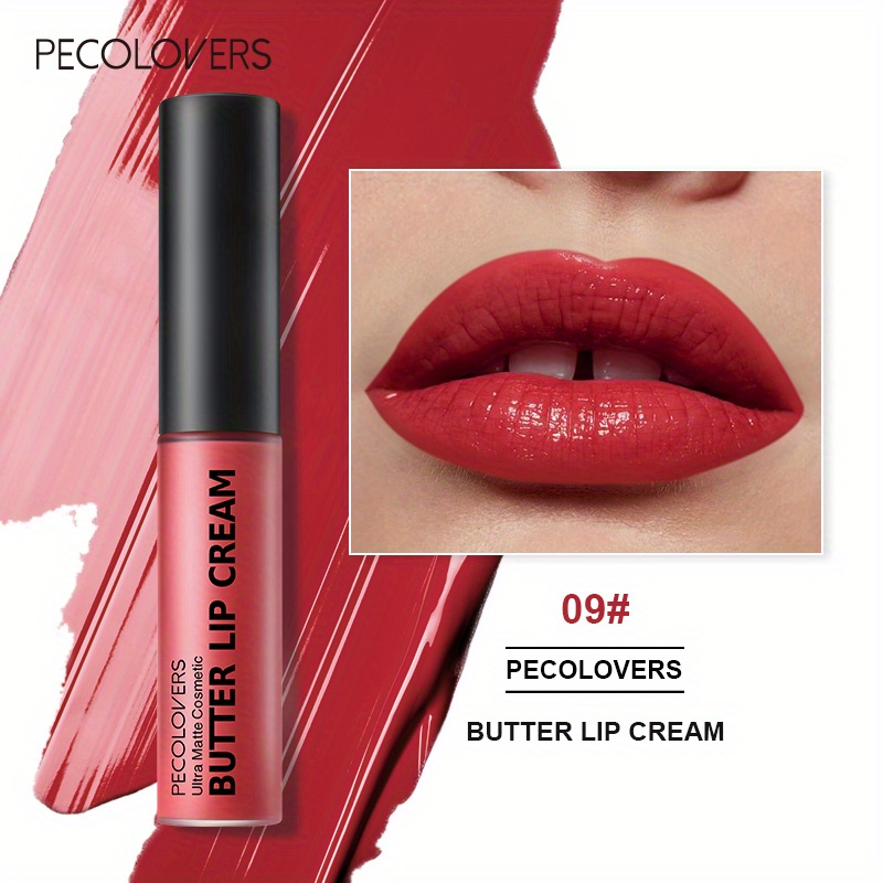 Nude Lip Gloss Waterproof Matte Liquid Lipstick Long Lasting Non Sticky Cup Red Velvet Lip Tint Makeup Cosmetics