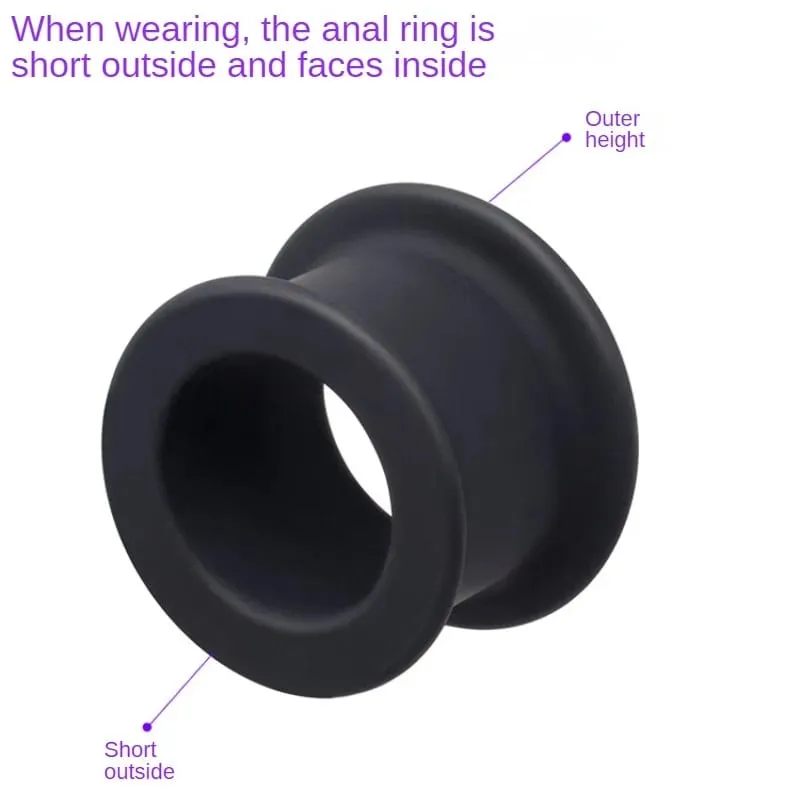 Butt plug com túnel silicone buttplug analplug butplug dilatação treinamento anal treinador dilatador rolha bunda ânus brinquedos sexuais