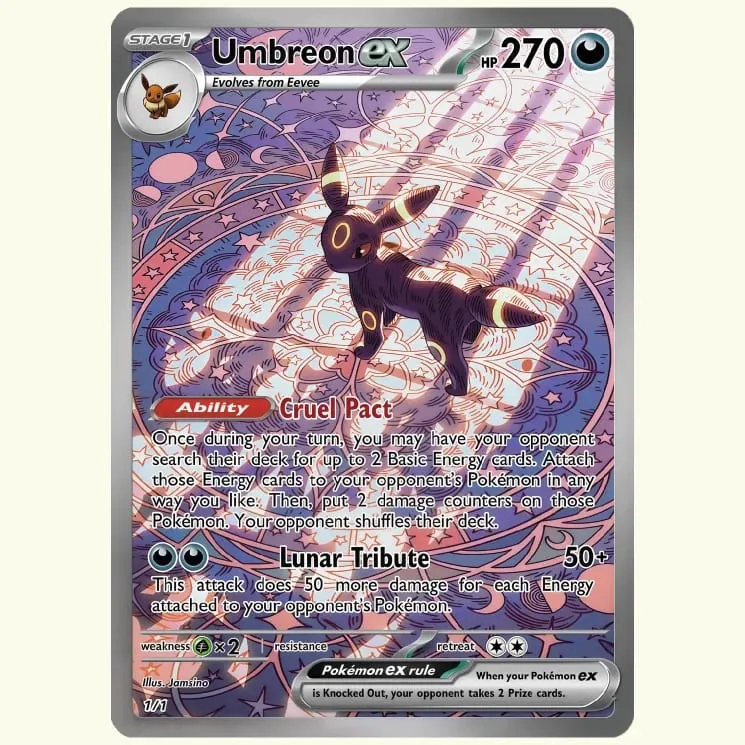 Diy espeon umbreon ex 2 pçs cartões de textura da folha versão inglês colecionável grau premium anime tcg cartões de coleção