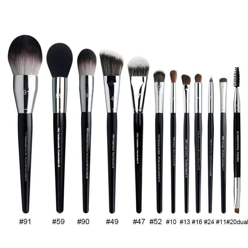 Conjunto de pincéis de maquiagem para base, de alta qualidade, pincel de maquiagem profissional, pó líquido, sombra, vinco, corretivo, ferramentas cosméticas requintadas