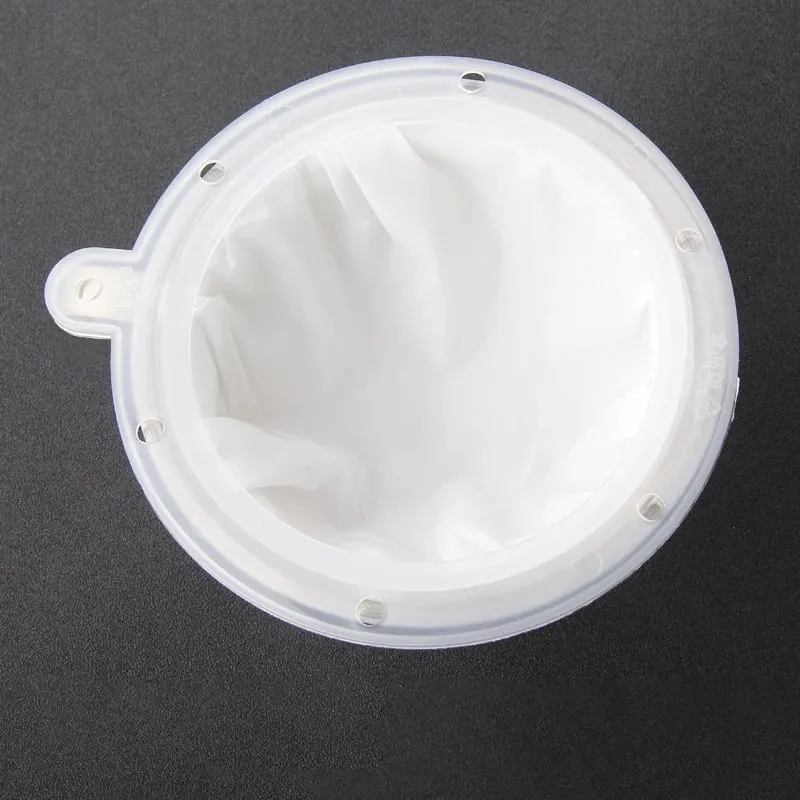 1pc 100/120/200/300/400/450 Mesh Nylon Filter Stainless Steel Funnel For Fruit Milk Traditional Chinese Medicine Oil White Wine