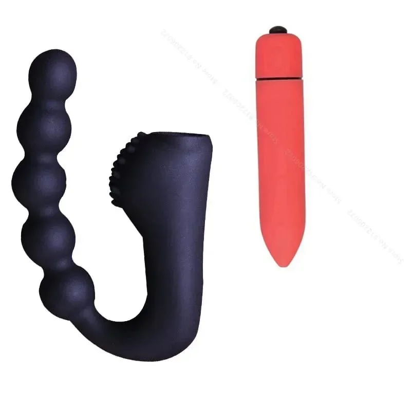 Grânulos vibratórios massageador de próstata plugue anal à prova dwaterproof água motores 10 velocidades estimulação bunda ânus silicone masculino feminino brinquedos sexuais