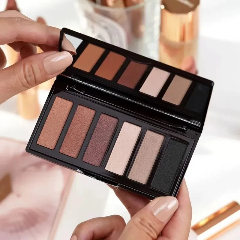 Luxury Charlotte Tilbury Brand Makeup 6 Colors Eye Shadow Disc 8.2g Matte Pearl Finish Naked Color Series Beauty Eye Cosmetics