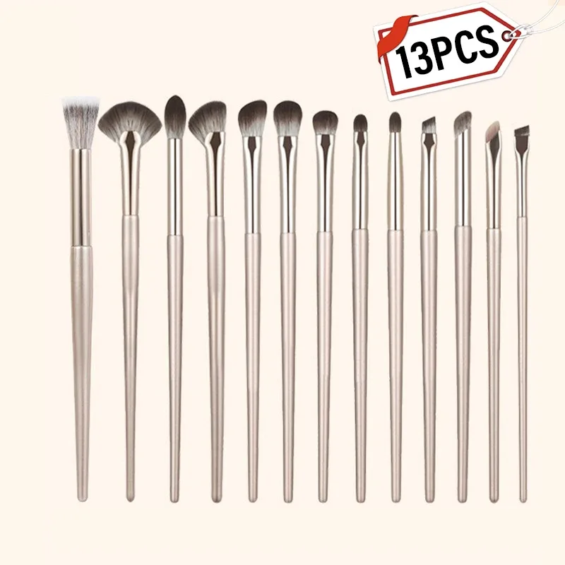 5/8/10/13/15 pçs pincéis de maquiagem profissional conjunto de ferramentas de ouro compõem kits de ferramentas de escova para sombra delineador pincéis cosméticos — image 10