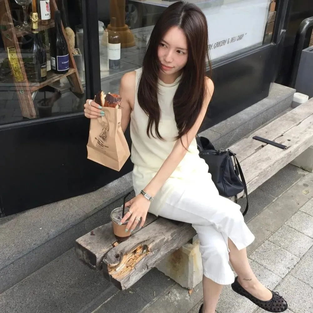 Summer Elegant Drawstring Waist Slimming Sleeveless Short Dress Comfortable Casual Style Women's Clothing Commute Suitable