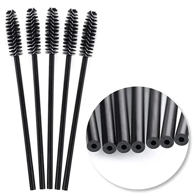 50/1000 件一次性睫毛刷 睫毛延長工具 眉刷 睫毛膏棒 塗抹器線軸 化妝工具 — image 3