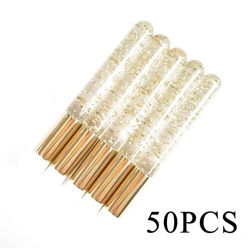 Atacado 30/50 pçs escovas de limpeza de cílios para extensões de cílios glitter lash shampoo escovas nariz poros limpeza ferramentas de maquiagem — image 1