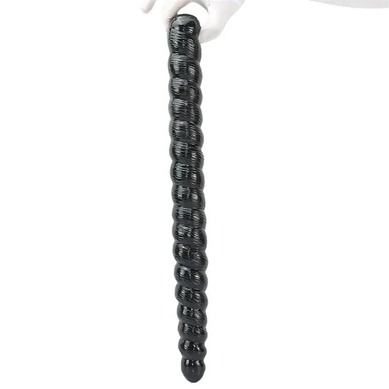 Plugue anal longo vibrador para estimular vagina e ânus, plug grande, massageador de próstata, brinquedos sexuais para mulheres, homens, dilatador anal, produtos para adultos