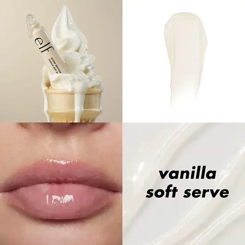 Promoção Especial Novo elf bubblegum-cereja manga-melancia hidratante duradouro brilho labial bálsamo labial e 8 cores creme blush cosméticos de marca