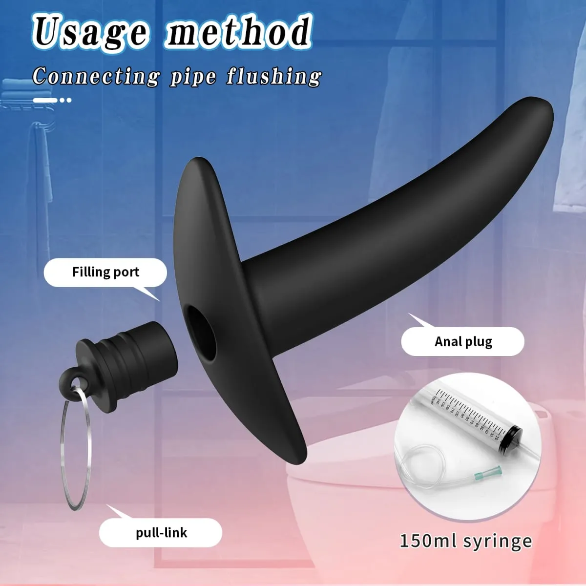 Espéculo oco espreitando contas anais plugue anal com rolha expansor túnel enema ânus dilatação brinquedos sexuais adultos para mulheres homens gay