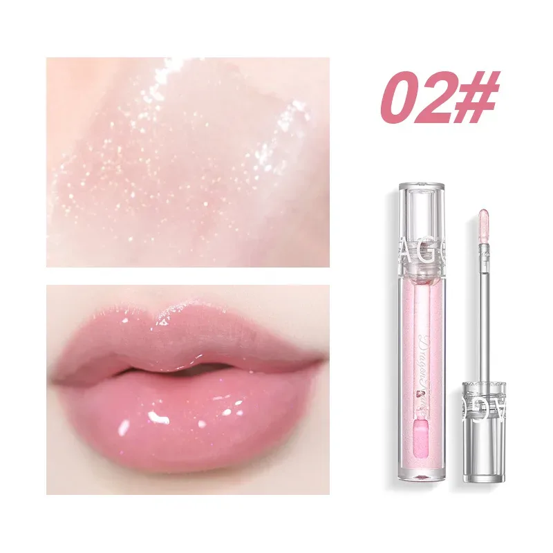 Espelho brilho labial brilho labial hidratante batom líquido de longa duração nutritivo brilho labial transparente matiz de mancha labial