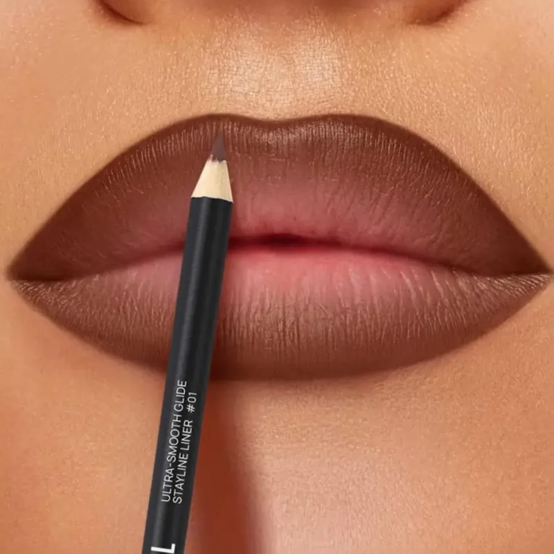Long-Lasting Matte Lip Liner Sweat-Resistant Smudge-Free Durable & Smooth Lipliner For Makeup Newbies & Enthusiasts