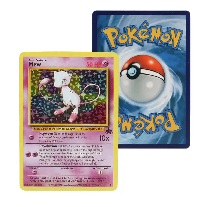 Cartão pokémon de primeira geração, 151 peças, 1996, charizard, pikachu, mewtwo, blastoise, brinquedos, versão em inglês, versão francesa