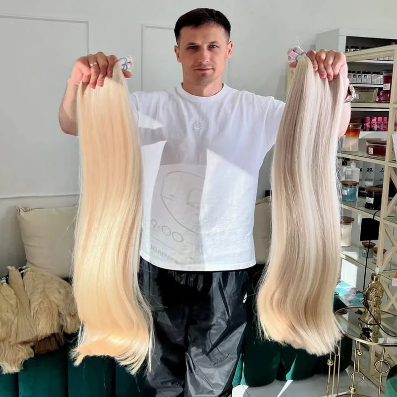 Kein Schuss, 100 % Echthaar-Extensions, Remy-Echthaar, unverarbeitetes natürliches schwarzes indisches Jungfrau-Haar, geflochten für Frauen