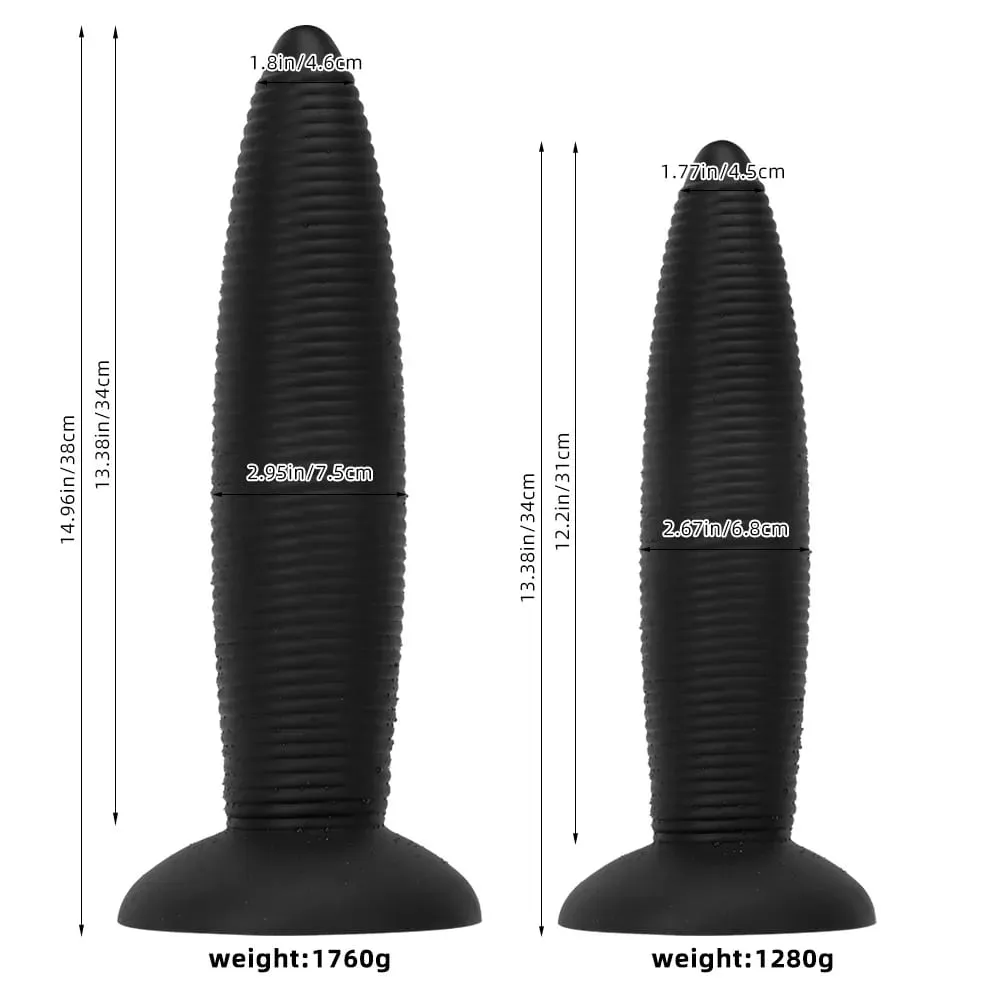 Plugue anal gigante de silicone macio, plugue anal grosso, dilatador anal com ventosa, brinquedos sexuais adultos para mulheres e homens