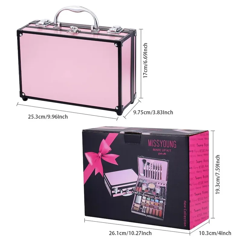 Hot Sale Multifunctional Makeup Sets Matte Eyeshadow Lipstick Highlight Blush All In One Portable Full Face Cosmetic Makeup Kit