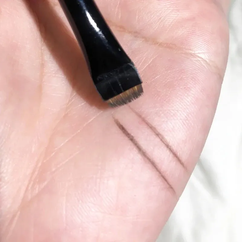 3 Pçs/set Lâmina Pincéis Delineador Sobrancelha Pincel Portátil Plana Fina Eye Liner Brow Contour Pincel de Maquiagem Make Up Tool Atacado 2025