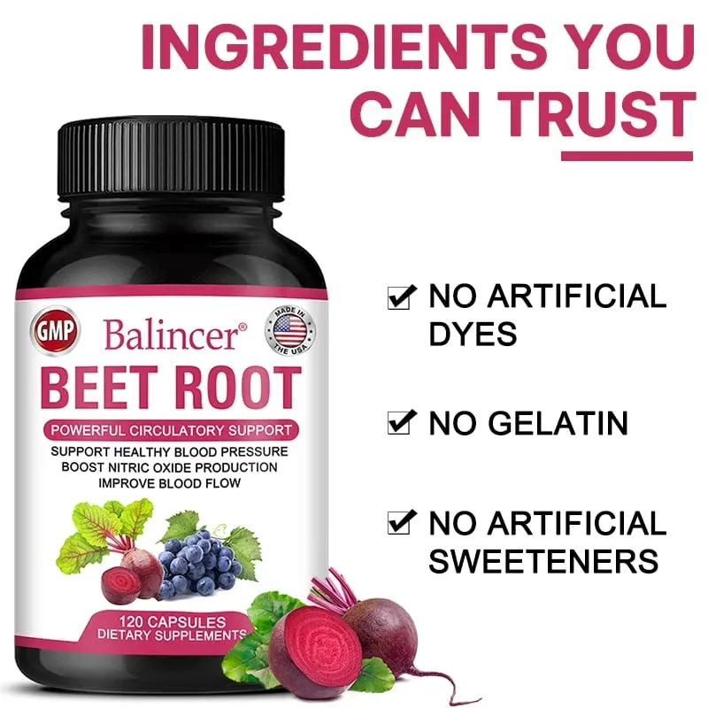Beetroot - Supports heart and blood vessel health supports blood pressure and cholesterol levels antioxidant