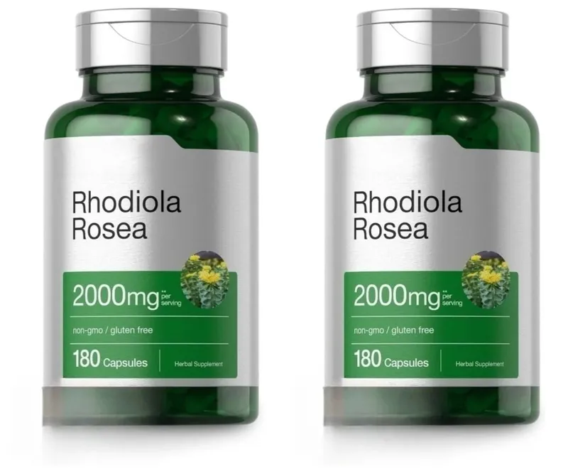 紅景天根萃取物 2000 毫克等效草本膳食補充劑 180 粒膠囊