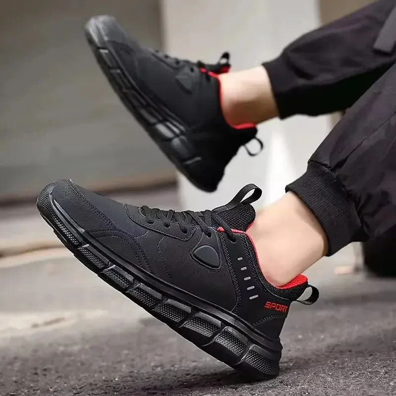 Men Waterproof Athletic Sneakers Breathable Comfortable Casual Sneaker Ear-resistant Non Slip Walking Men Shoes Tenis Masculino