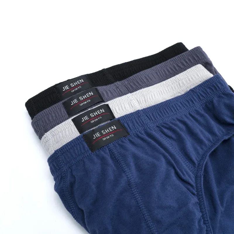 1 件棉質內褲男士舒適內褲男透氣內衣內衣內褲 Plue 尺寸 Xl -5XL