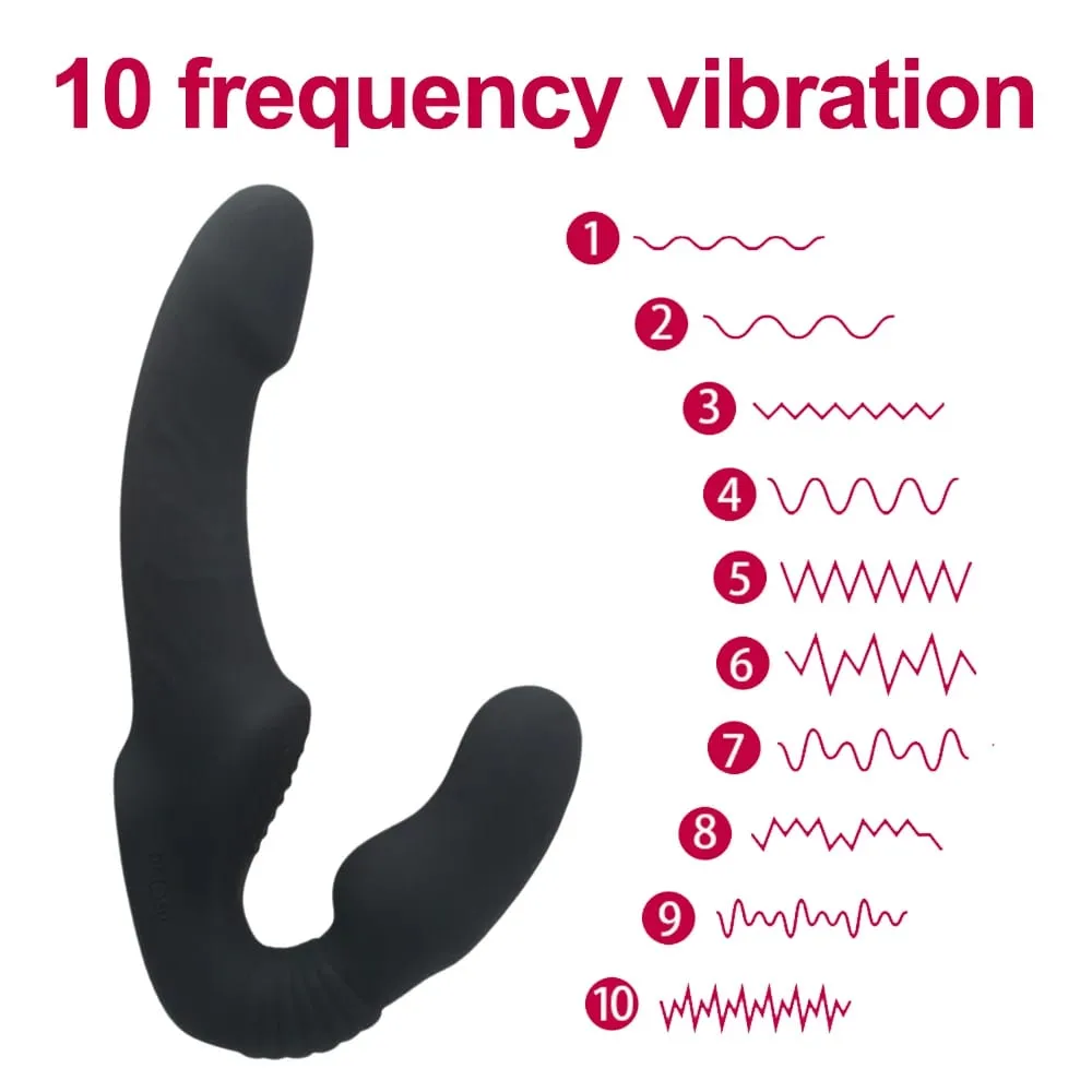 Strapless Strap-on Vibrador Vibrador com Controle Remoto para Mulheres Casais Lésbicos G Spot Brinquedos Sexuais Com Clitóris Estimulador Adulto