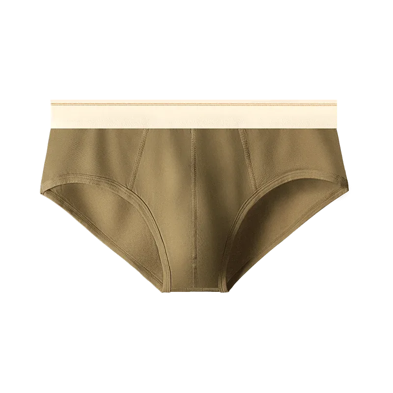 Cueca triangular masculina de algodão puro, respirável e confortável, cintura média, suave para a pele e macia, cueca adolescente 3256810188437944