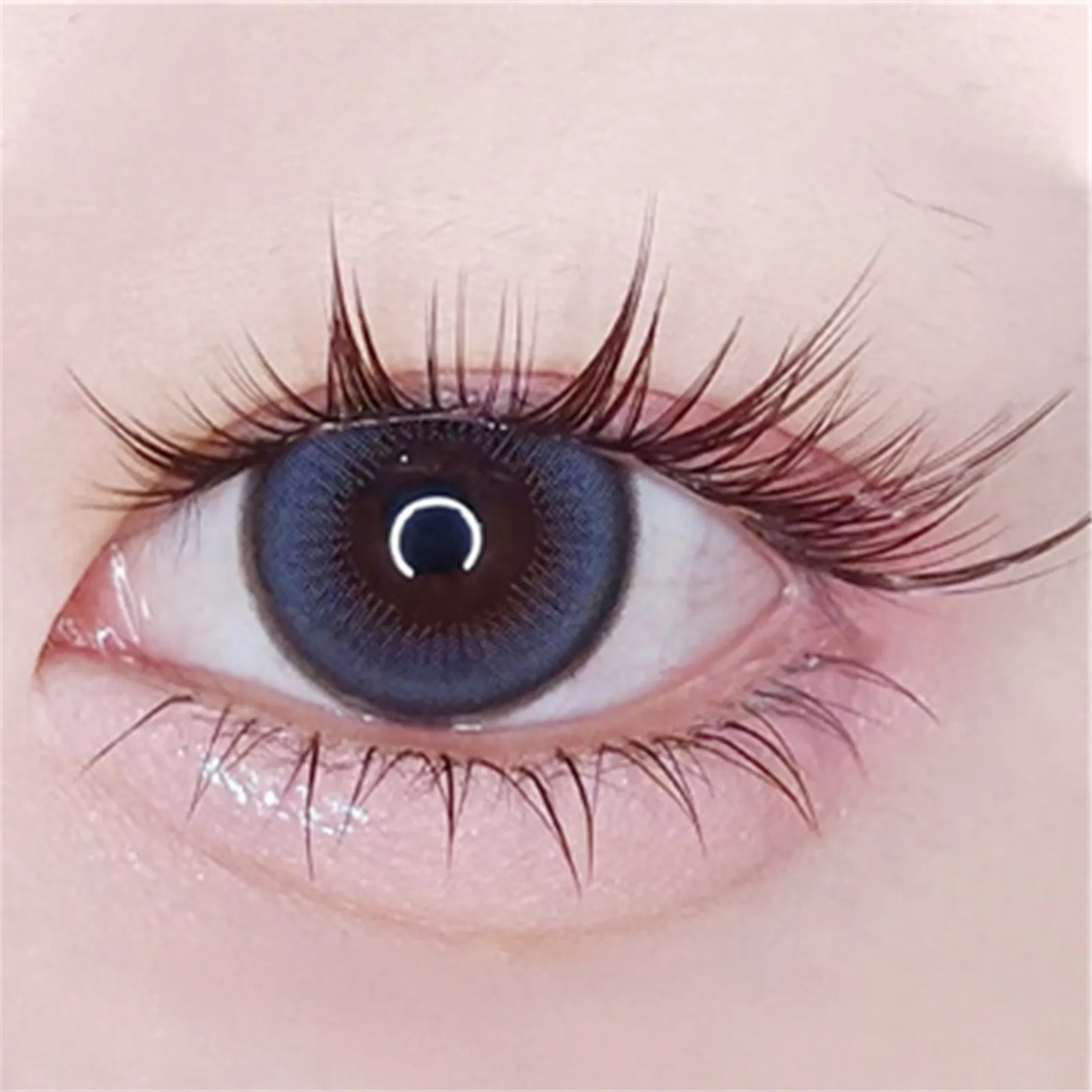 Cílios inferiores de ar de 10 linhas 5-7mm, sem necessidade de cola, cílios postiços segmentados, olhos de gato naturais sob cílios em forma de w, cílios inferiores