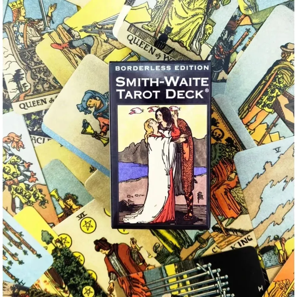Clássico smith waite cartão de tarô sem fronteiras retro estilo arte original jogo de tabuleiro mente exploração adivinhação cartão