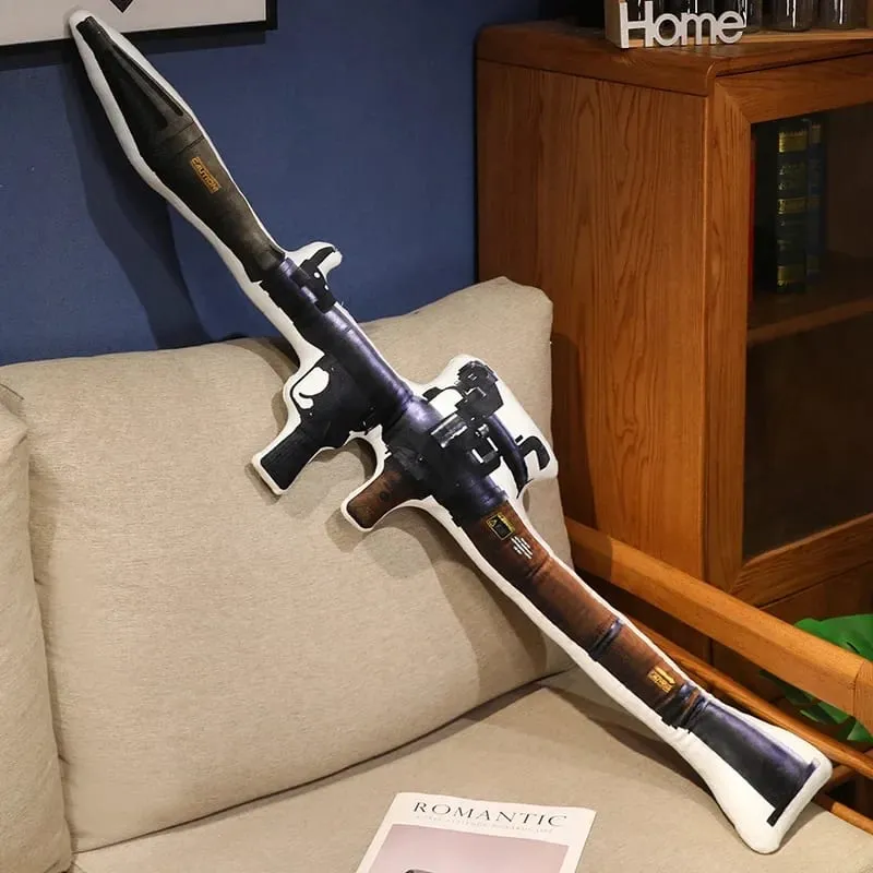 Super legal realista recheado impresso arma de fogo brinquedos de pelúcia macio engraçado lifeiliek rifle sniper rifle brinquedos adereços de jogo para meninos