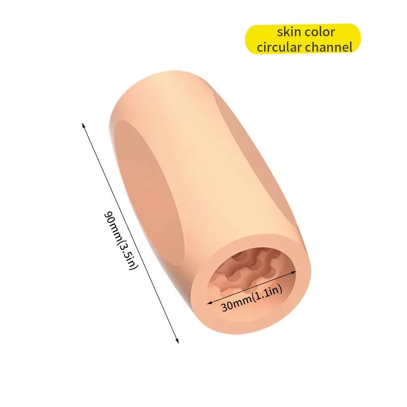 Transparent Masturbation for Men Pleasent Aircraft Cup Device Soft Pocket Vaginal Sleeve Training Adult Blowjob Sex Toy for Male