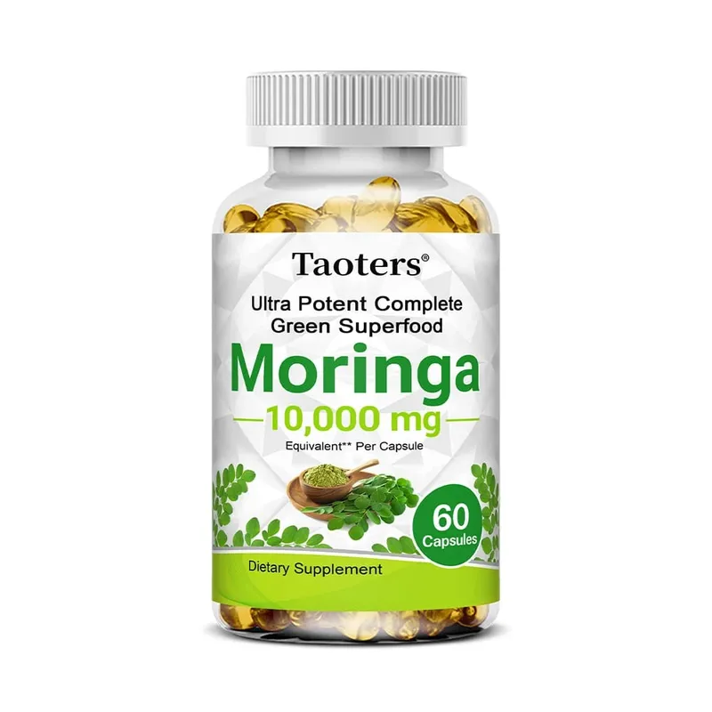 Moringa Capsules 1000mg - for Immune System Energy & Metabolism Antioxidant Promotes Digestive and Brain Health