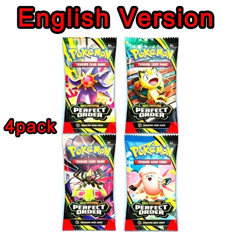 ** 360 unidades EnglishPokémonCards SunMoon Destinado PSrismatic Evolutions Scarlet Violet 151 PALDEAN Booster Battle Transaction Card
