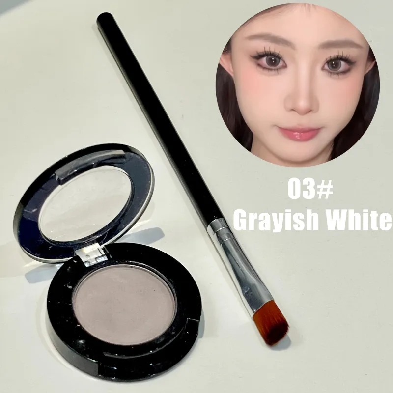 Sombra fosca única com pincel, cor de baixa saturação sob os olhos, maquiagem multiuso, ideal para presentes de férias — image 9