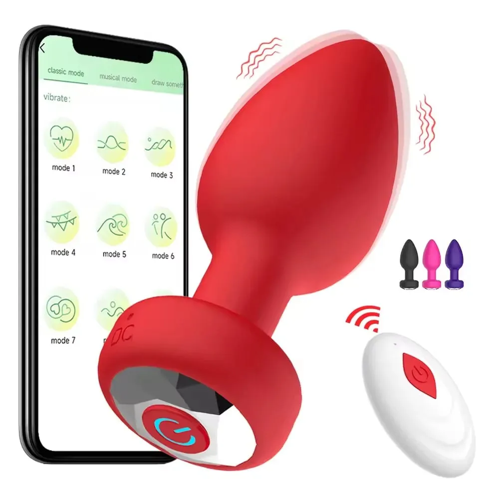 肛塞震動器無線肛塞前列腺震動按摩器APP遙控女用自慰器性玩具女男用 — image 1