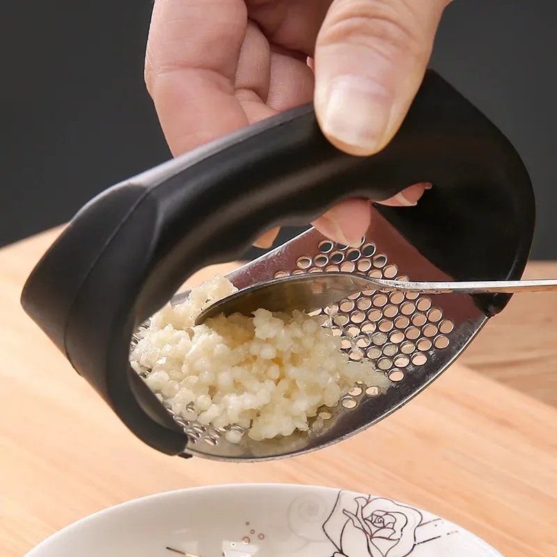 Multifuncional imprensa de alho manual triturador de alho dispositivo imprensa cozinha descascador alho moagem ralador cozinha gadgets