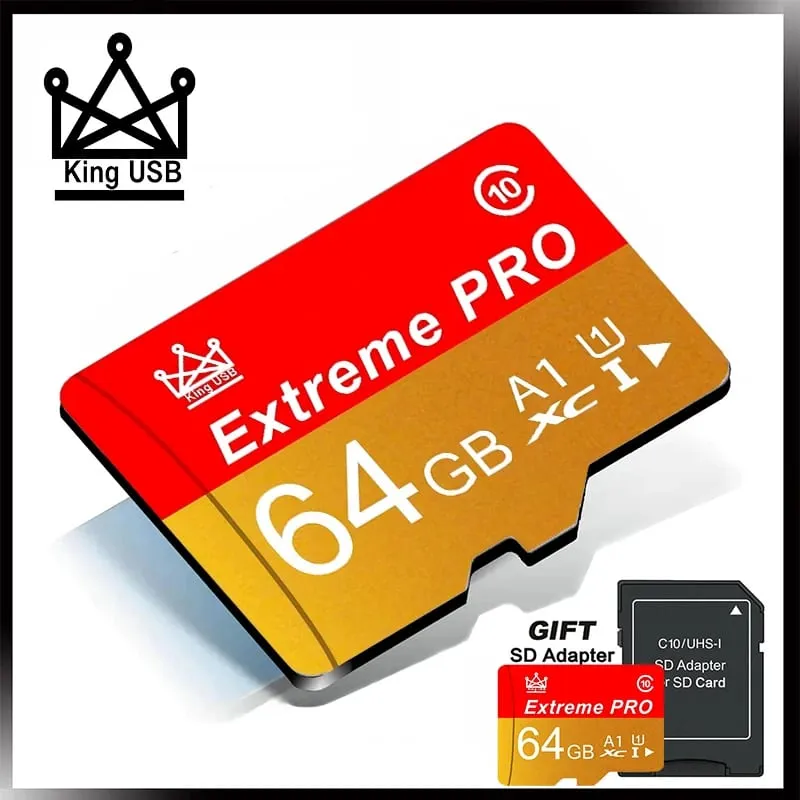 Quick Transfer Durable Memory Card and Micro SD Card SD Cards TF Cards 32GB / 64GB / 256GB / 512GB for Security Camera CCTV