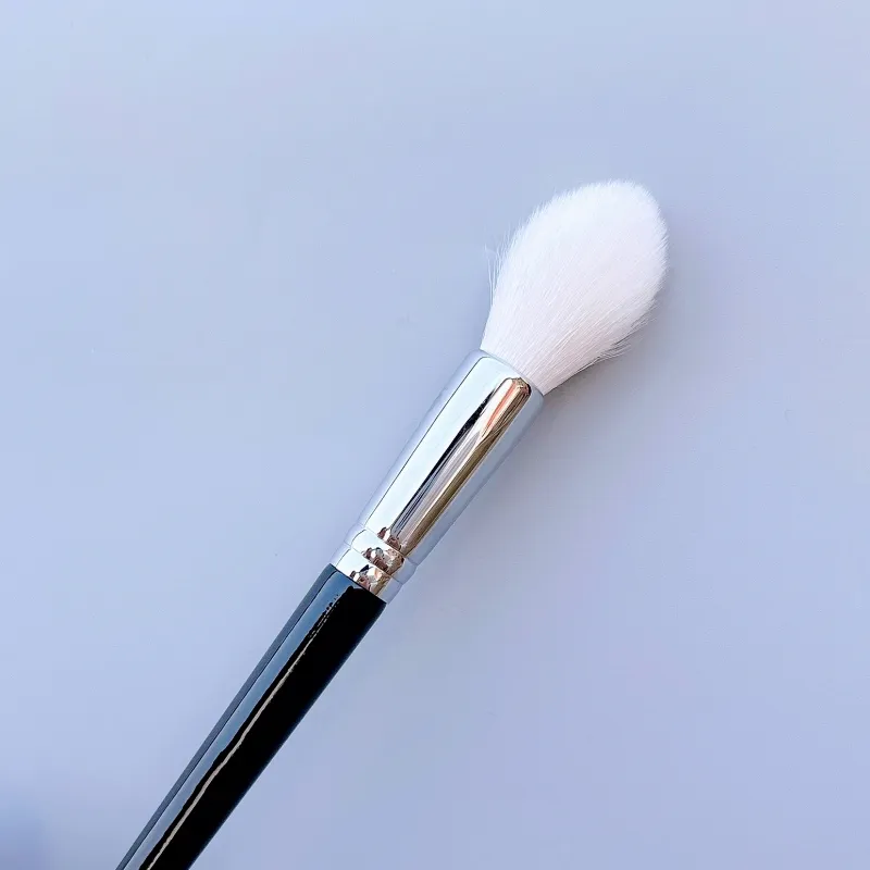 Pincel iluminador maquiagem cabelo de cabra natural pincéis ferramentas de beleza